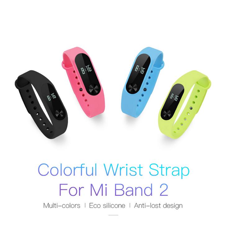 สายรัดข้อมือซิลิโคน Xiaomi Mi band2 Band