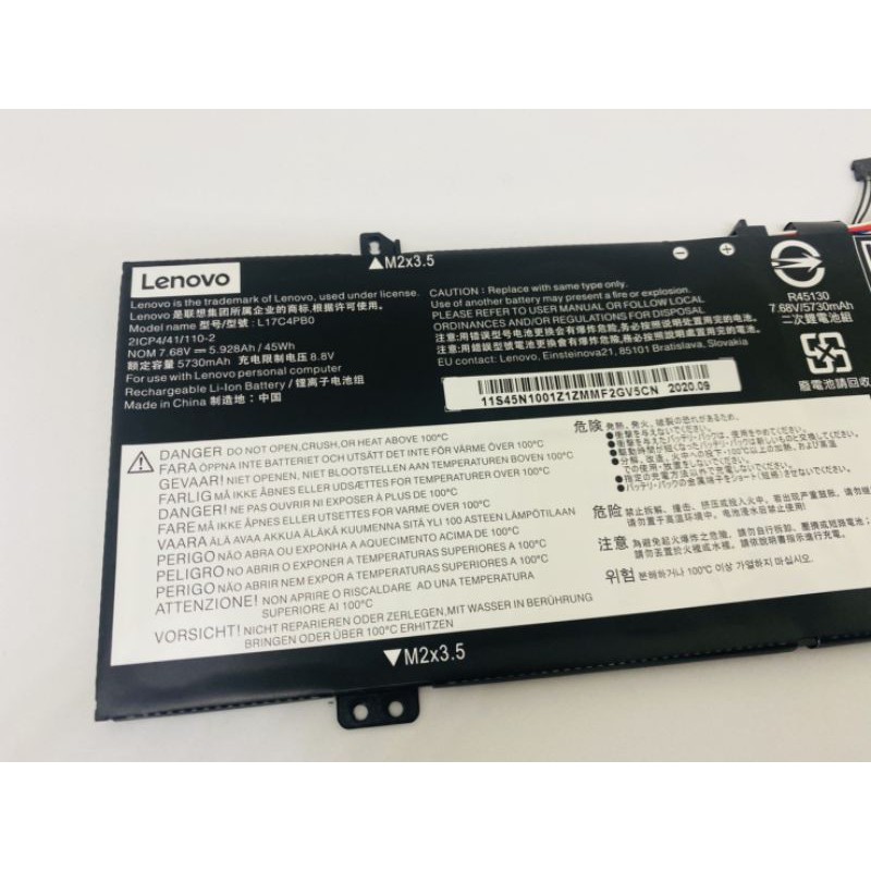 Battery Notebook Lenovo Yoga 530-14IKB Series L17M4PB0SPECIFICATIONBrand LenovoVoltage 7.68vCapacity 45WhWar