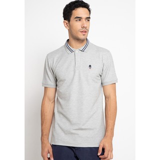 Skelly เสื้อโปโลผู้ชายสีเทา Guardian Polo T4 MHeather