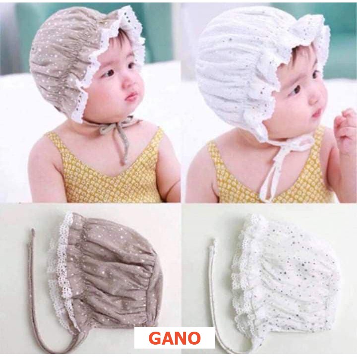 SE หมวกเด็ก ทารก ลายดาว BY GANO