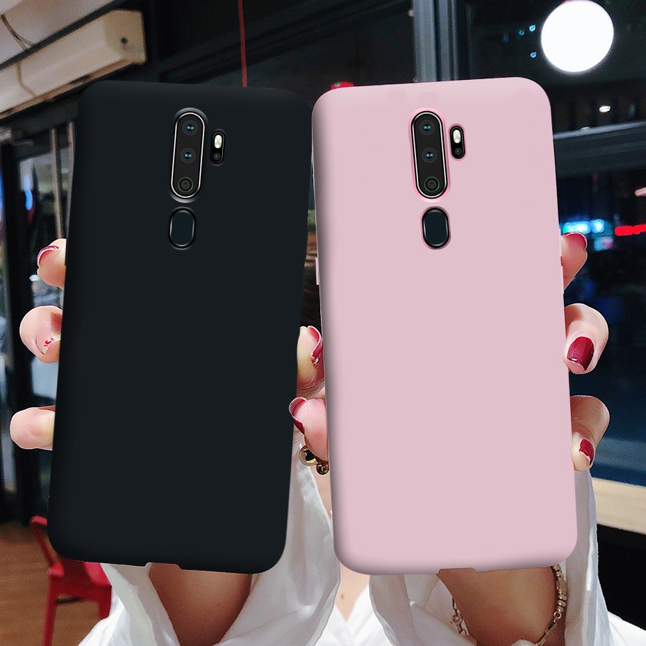 OPPO A9 A5 2020 Matte Case Jelly Candy Plain Color Soft TPU Cover Phone Casing OPPOA5 CPH1931 OPPOA9 CPH1937 Case