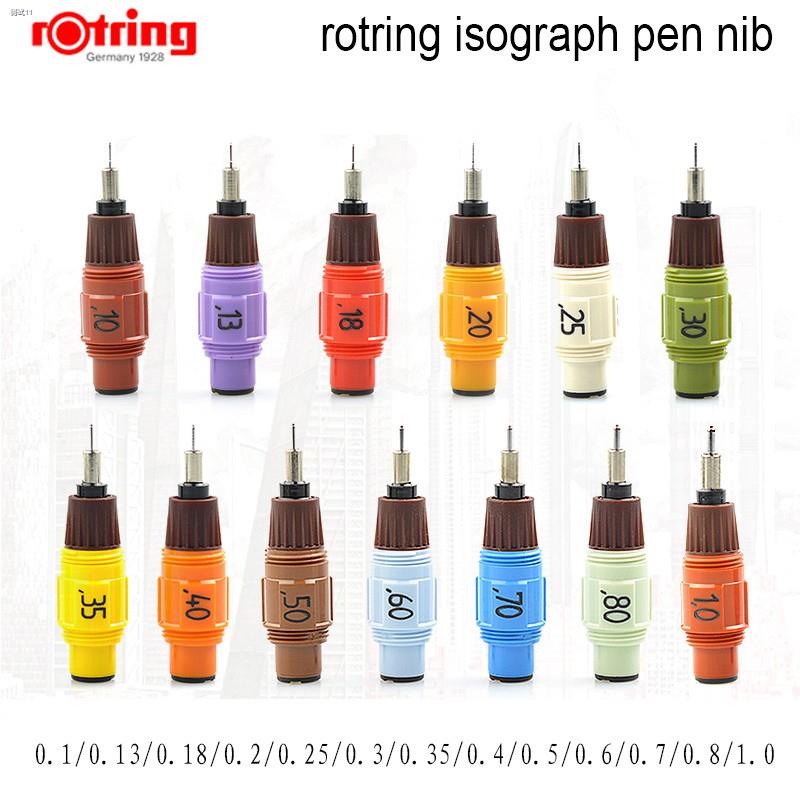 ROTRING ปากกาหัวแร้ง Isograph 0.1 มม. - 1.0 มม.