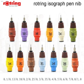 ROTRING ปากกาหัวแร้ง Isograph 0.1 มม. - 1.0 มม.