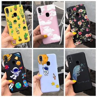 Vivo Y91 Y91i Y91C Y90 Y93 Y95 Y1S 2020 เคสโทรศัพท์ TPU เพ้นท์สี มีสไตล์ สีลูกกวาด ซิลิโคนนิ่ม