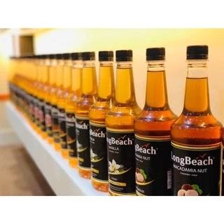 มีราคาส่ง ลองบีชไซรัป ไซรัปผลไม้ ไซรัปคาราเมล 740 มล. Long beach syrup ไซรัปลองบีช ไซรัป ลองบีช