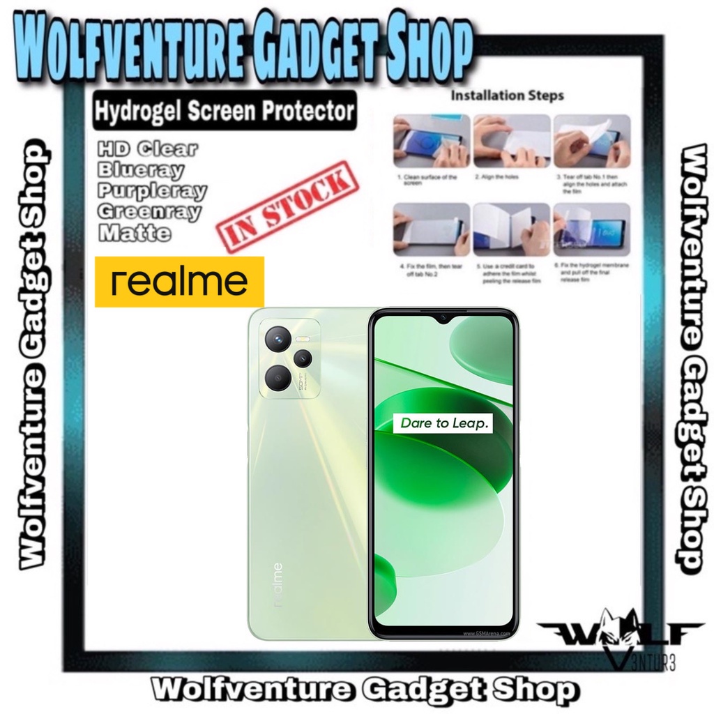 Realme GT Master / GT Neo Flash / GT Neo2 / GT Neo2T / GT2 / GT2 Pro ฟิล์มกันรอยหน้าจอ Hydrogel