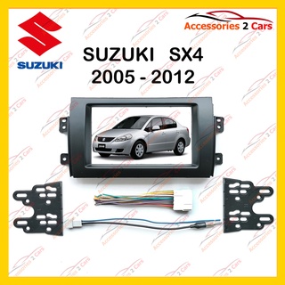 กรอบหน้าวิทยุ SUZUKI SX4 ปี2008 สำหรับ7นิ้ว  รหัสNV-SU-013