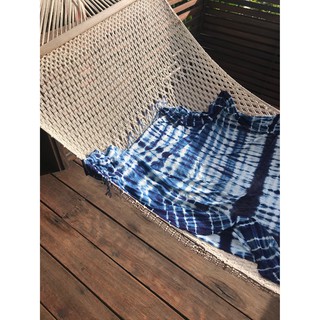 Indigo Shibori Blanket