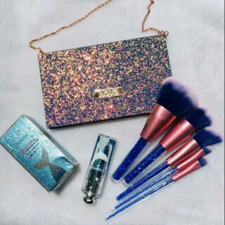 Gift set อายเเชโดว์+ลิป+เเปรง5ชิ้น