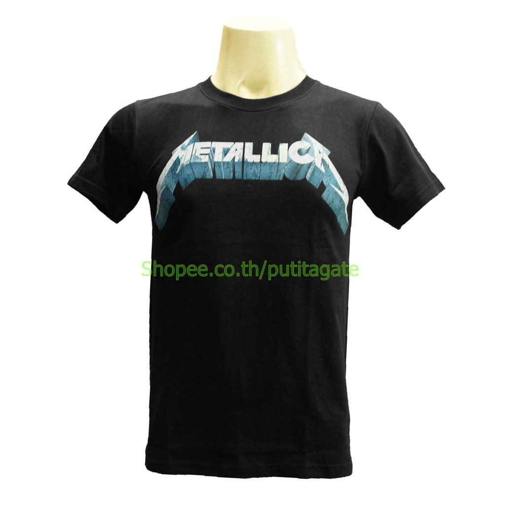 เสื้อวง Metallica ไซส์ยุโรป เมทัลลิกา PTA1705 งานวินเทจ ลายอมตะ Rockyeah