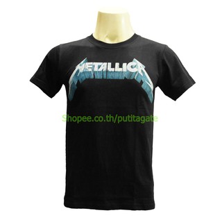 เสื้อวง Metallica เสื้อไซส์ยุโรป เมทัลลิกา PTA1705 เสื้อยืดแฟชั่นวงดนตรี