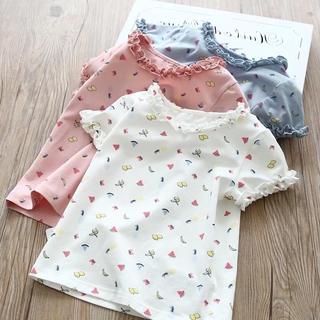 เสื้อยืดเด็ก 1-4 ขวบ ผ้านิ่มcotton100% เสื้อยืดสีพื้น