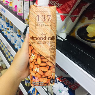 137 Degrees-Almond Milk Original (นมอัลมอนด์ สูตรดั้งเดิม) 1000 ml.