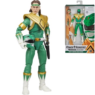 ใหม่ ฟิกเกอร์ Power Rangers Hasbro Lightning Collection Mighty Morphin Green Ranger ขนาด 6 นิ้ว