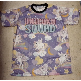 เสื้อยืด &amp; เดรสลายUnicorn vioret