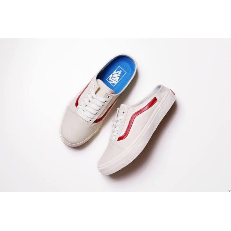 VANS OLD SKOOL MULE V36 RED แท้มือสอง | Shopee Thailand