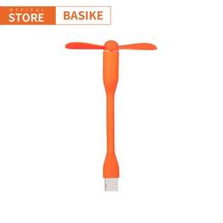 BASIKE พัดลม USB ขนาดเล็กพัดลมพกพาปลั๊ก Powerbank แล็ปท็อปขนาดเล็ก CPU Baling Portable Flexibles Fan