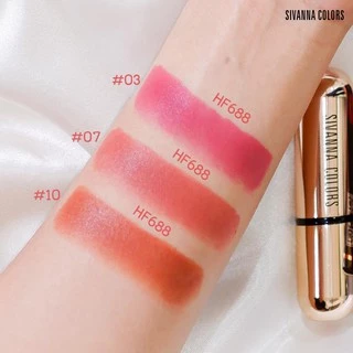 💟ของแท้ | ส่งเร็ว💟 ลิป Sivanna Kiss Me Lipstick x ลิปสติก เนื้อแมท || HF688