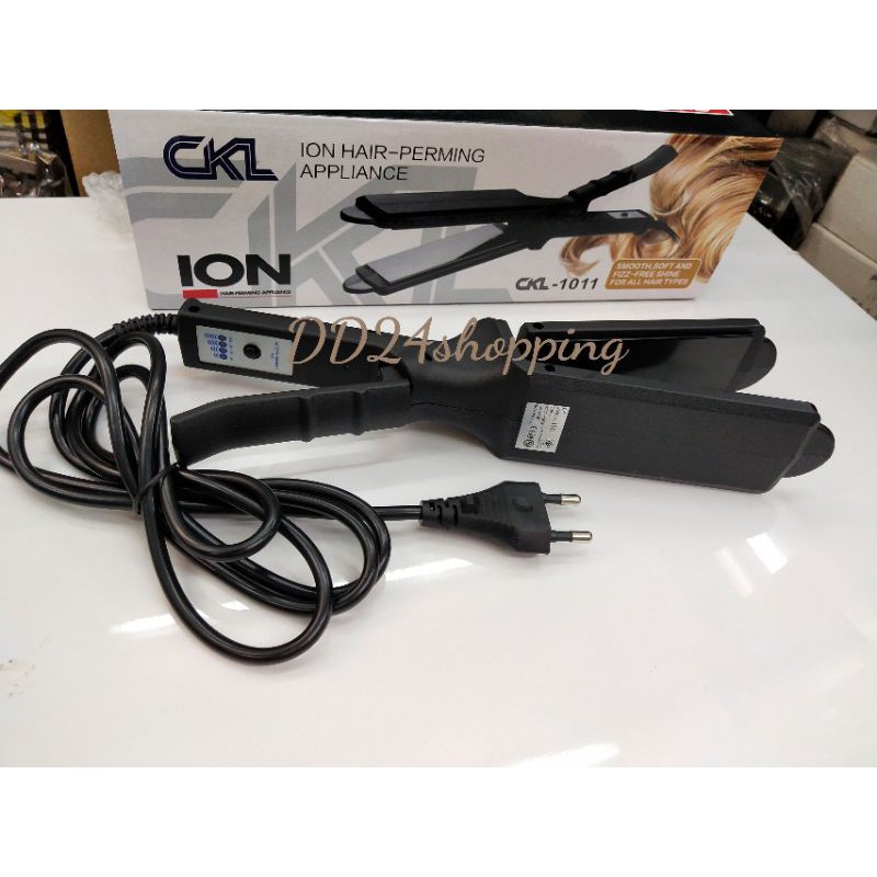 โฉมใหม่ไร้ฟันCKL1011 รุ่นใหม่ไร้ฟัน ตัวเครื่องมีแผ่นเคลือบเซรามิกอย่างดีร้อนเร็วหนีบตรงผมเรียบไม่สดุดสินค้าดีมีมอก.