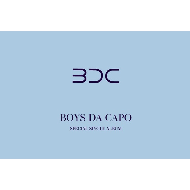 Pre : BDC BOYS DA CAPO SPECIAL ALBUM
