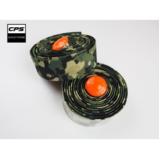 ผ้าพันแฮนด์ CINELLI รุ่น CAMOUFLAGE RIBBON/END PLUGS (สินค้าถูกลิขสิทธิ์)