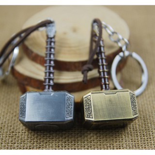 พวงกุญแจ อาวุธธอร์ ค้อนโยเนียร์ จากเรื่องอเวนเจอร์ มาเวล Mjolnir Key Chain