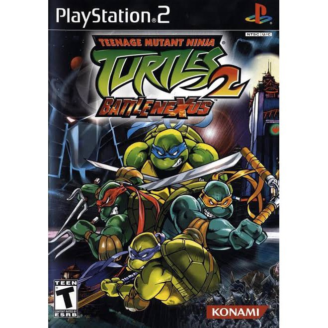 ps5 แผ่นเกมส์ ps2 ps4 มือสอง แผ่นเกมส์ Ps2 Teenage Mutant Ninja Turtles 2