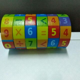 รูบิคไม้ Rubiks Cube Toy ของเล่นเสริมพัฒนาการ