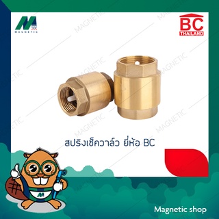 สปริงเช็ควาล์ว ยี่ห้อ BC ขนาด 1" - 1 1/2"