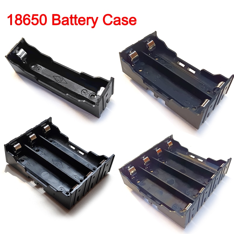 ใหม่ เคสพาวเวอร์แบงก์ ABS 18650 1X 2X 3X 4X 18650 1 2 3 4 ช่อง พร้อมกล่องเก็บแบตเตอรี่