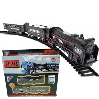 T.P. TOYS CLASSIC TRAIN รถไฟคลาสิก รถไฟใส่ถ่านพร้อมราง