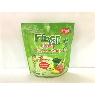 Fibert Mate Crispy ขนมผักผลไม้อบกรอบ 15กรัม สำหรับเด็ก 10เดือนขึ้นไป