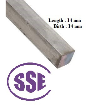 POLISH SQUARE BAR SIZE 14MM ถึง 6/8"