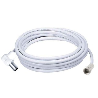 TV cable 5M สายอากาศ รับสัญญาณโทรทัศน์ 5 เมตร (White)#342