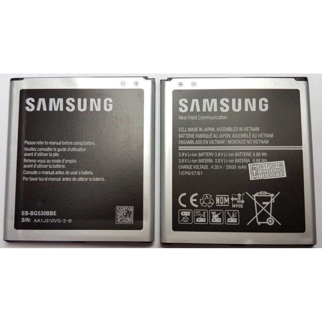 ของแท้100% แบต ซัมซุง Samsung Galaxy J5(J500)/J2prime/G530(Grand prime) Battery 3.85V 2600mAh (EB-BG