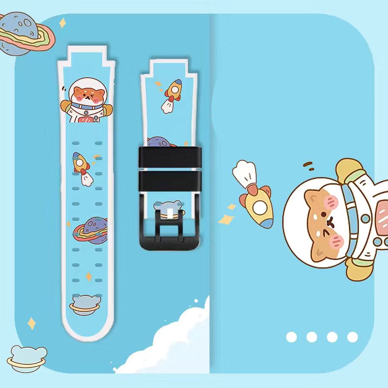 🔥สาย ลายการ์ตูน ระบายอากาศ imoo Watch Phone Z7 Z6 Z2 Z5 สายนาฬิกา Z6 Z2 Z5 สาย imoo Watch strap Imoo Z2 Z1 Z6 imoo watch Z1 Z7
