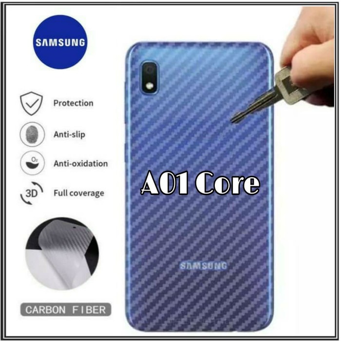 GARSKIN SAMSUNG GALAXY A01 CORE / M01 CORE SKIN HANDPHONE CARBON 3D