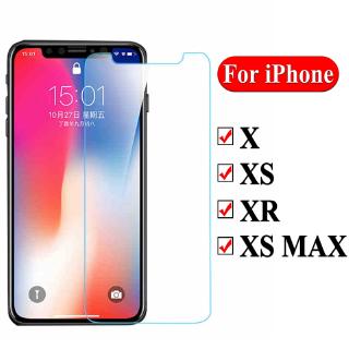 ใหม่ ฟิล์มกระจกนิรภัยกันรอยหน้าจอ สําหรับ iphone X XR XSmax 11 7 8 6 6s plus