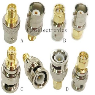 อะแดปเตอร์เชื่อมต่อ Sma Male / Female To Bnc Male / Female Rf Coaxial 2 ชิ้น