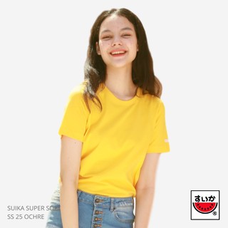 แตงโม (SUIKA) - เสื้อยืดคอกลม SUPERSOFT สี SS25 OCHRE