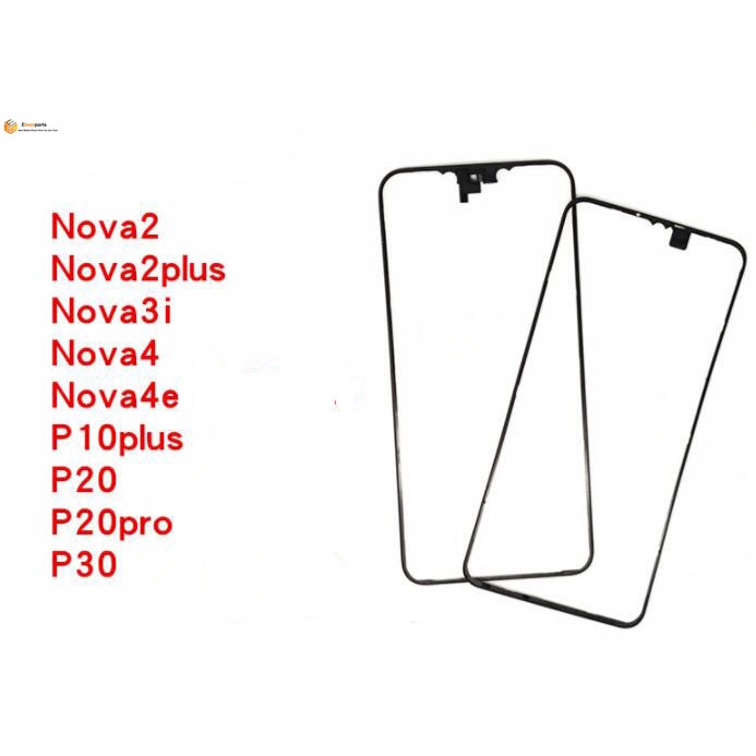 EB-สําหรับHuawei Honor Nova 2 Plus 3i 4E Nova 4 P10 Plus P20 ProกรอบกลางLCDสนับสนุนกรอบแผ่นHousing Faceplate Bezel