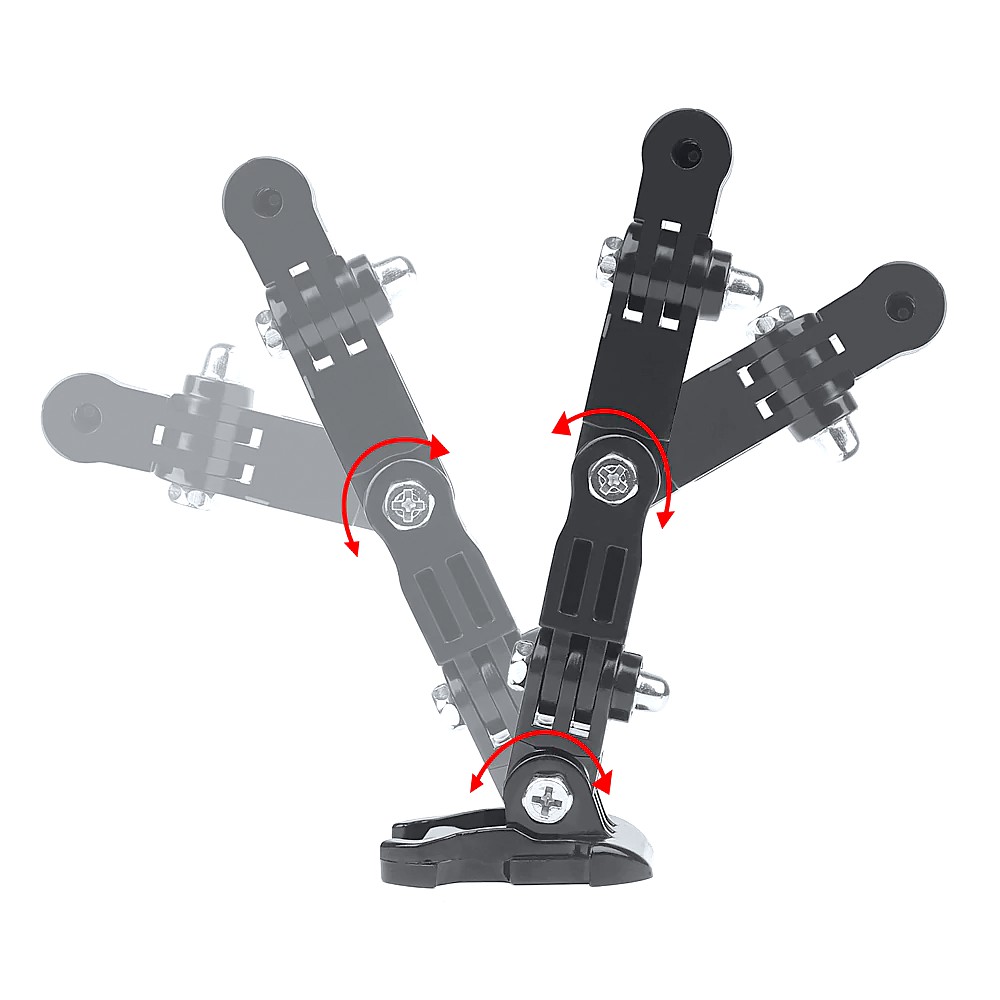 ชุดอุปกรณ์ ต่อกับหมวกกันน็อค GoPro ทุกรุ่น , GoPro Max , OSMO Action , Action Camera Tripod Helmet Belt Mount Accessory