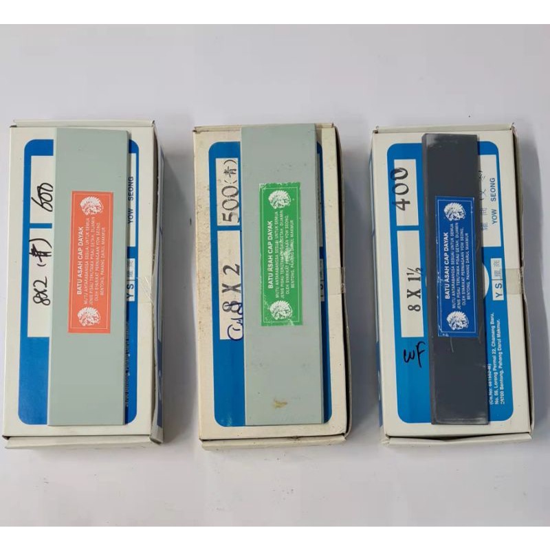 400/500/600 SHARPENING STONE / DAYAK CAP SHARPENING STONE / SHARPENING KNIFE STONE /