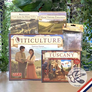 Viticulture วิถีแห่งไวน์ ภาษาไทย/EN/Tuscany/Visit form Rhine/Moor Visitor/Metal Coin/Wine Crate [Boardgame]