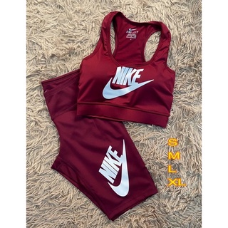 รอพรี 4 วัน 👉🏻New‼️ ชุดเซ็ต Nike Leggings เหนือเข่า รุ่นฮิตเนื้อหนา เหมาะสำหรับใส่ออกกำลังกาย หรือใส่ลำลอง