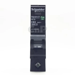 Schneider เซอร์กิตเบรกเกอร์ ลูกย่อย Circuit Breaker 1P 10A - 63A ชไนเดอร์ รุ่น QOvs