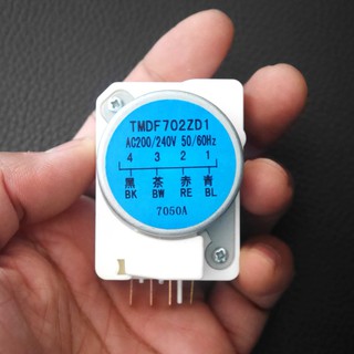 ไทม์เมอร์ 702 ตู้เย็น Defrost Timer TMDF702ZD1 , NT0804M2TP  นาฬิกาตู้เย็น 1 (4ขา)ทามเมอร์