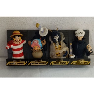 One Piece Magnet แม่เหล็ก ติดตู้เย็นวันพีซ 3มิติ เซต4ตัว แท้มือสองจากญี่ปุ่น