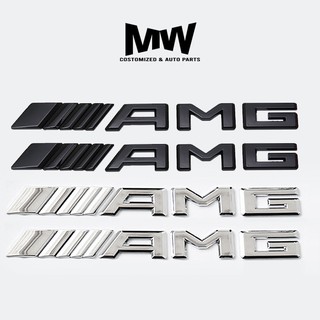 **พร้อมส่ง**สติ๊กเกอร์ AMG ปีล่าสุด (Emblem AMG)