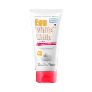 FAITH IN FACE EGG WHITE WHIP CLEANSING FOAM เฟธ อิน เฟซ เอ้ก ไวท์ วิป คลีนซิ่งโฟม วิปโฟมล้างหน้าเนื้อนุ่ม 150มล